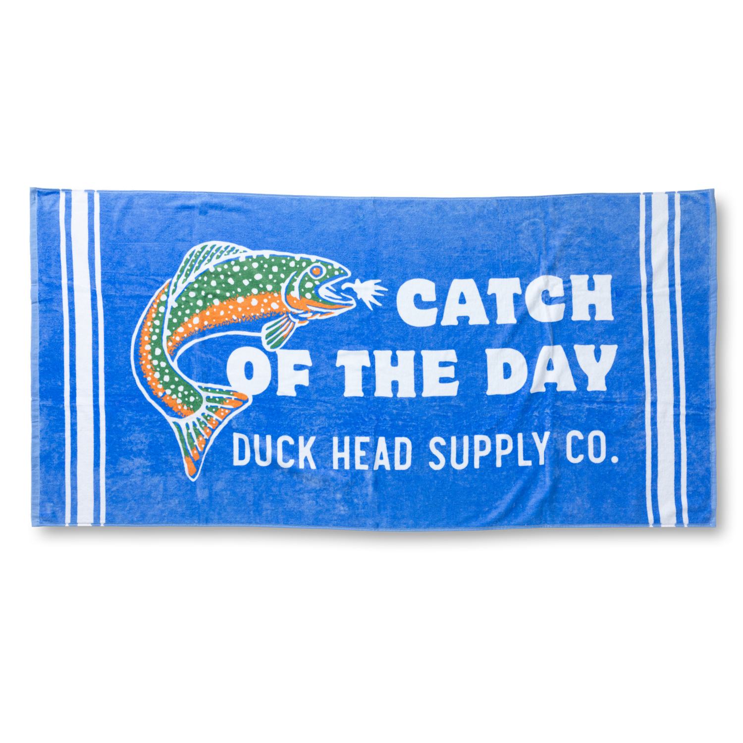 Duck Head Catch Of The Day Beach Towel - Cornflower Blue