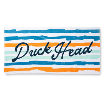 Duck Head Painterly Stripe Beach Towel - Multi