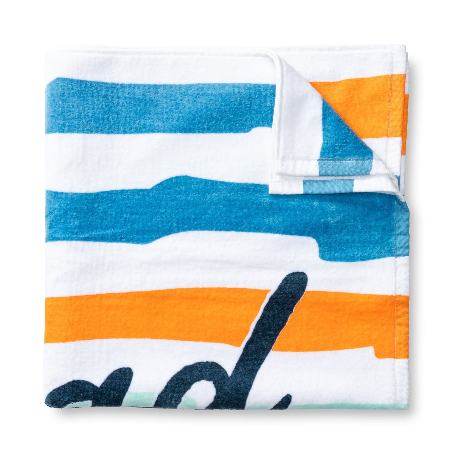 Duck Head Painterly Stripe Beach Towel - Multi