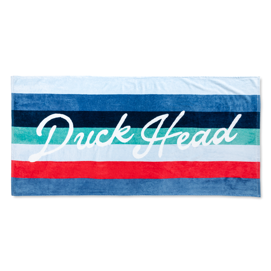 Duck Head Script Beach Towel