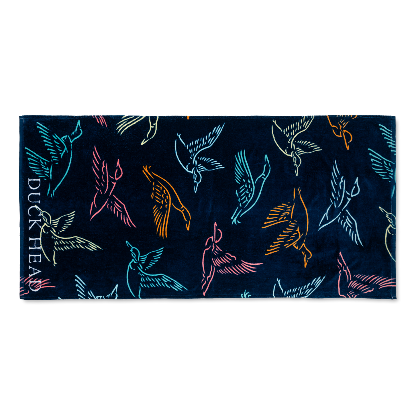 Duck Head Flying Mallard Beach Towel