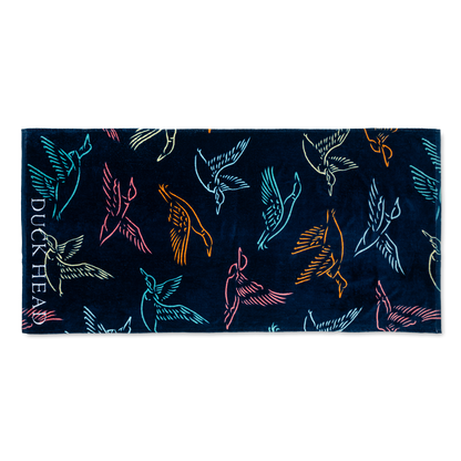 Duck Head Flying Mallard Beach Towel