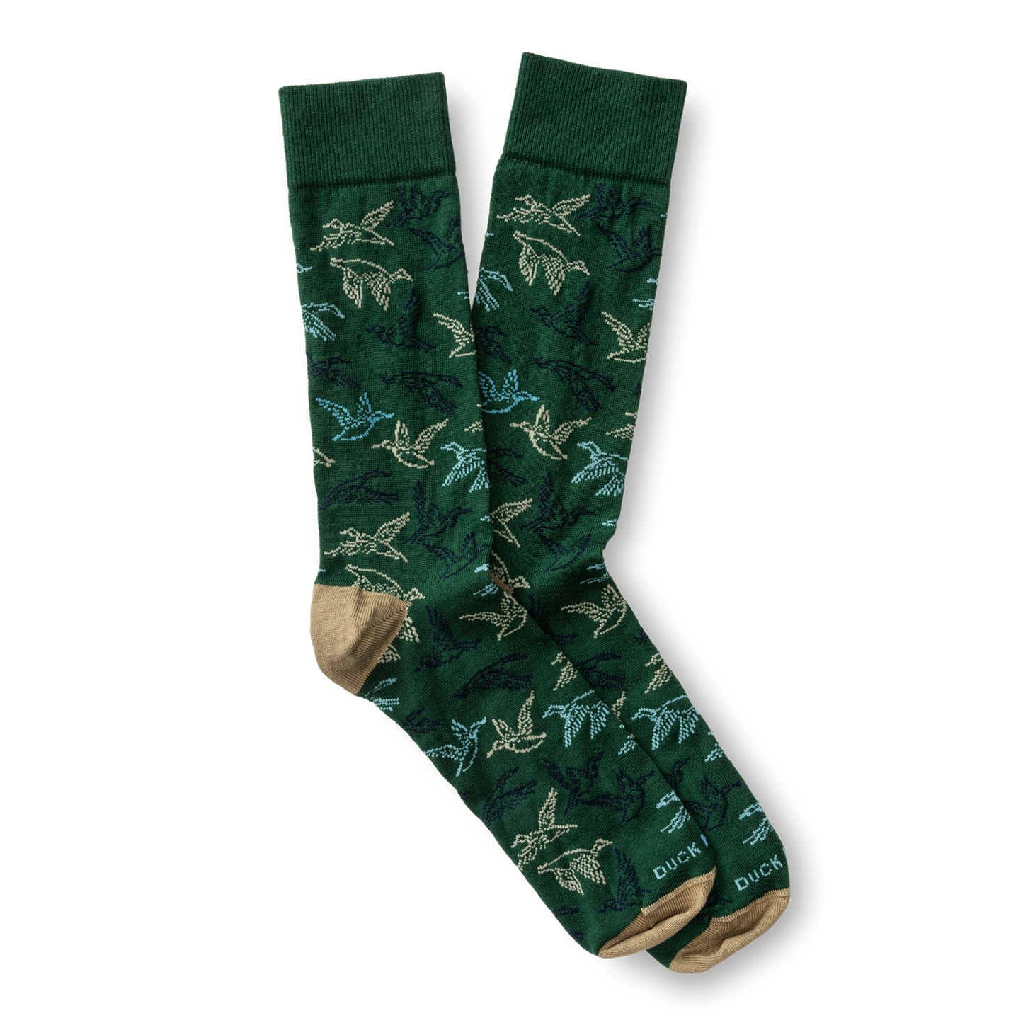 Duck Head Flying Mallard Sock - Hunter Green