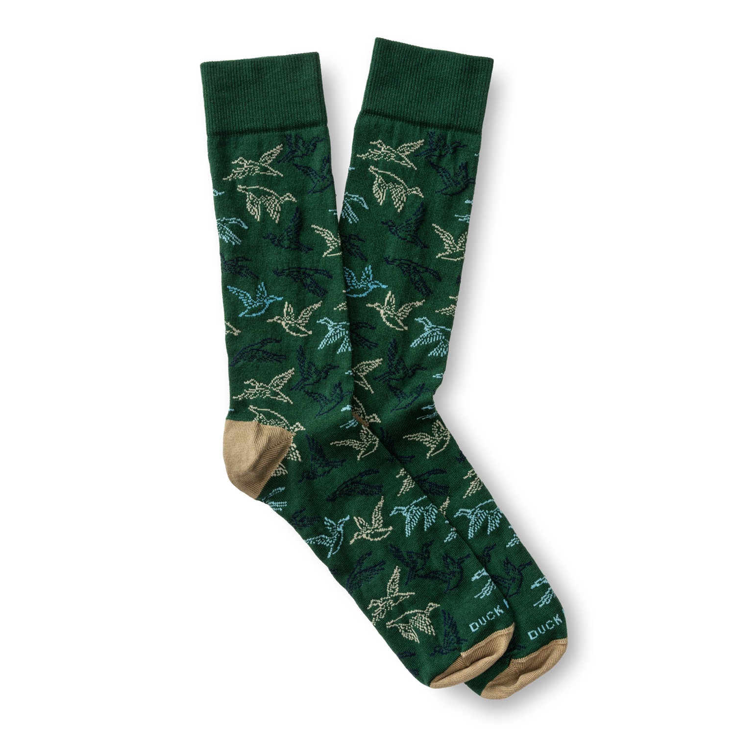 Duck Head Flying Mallard Sock - Hunter Green