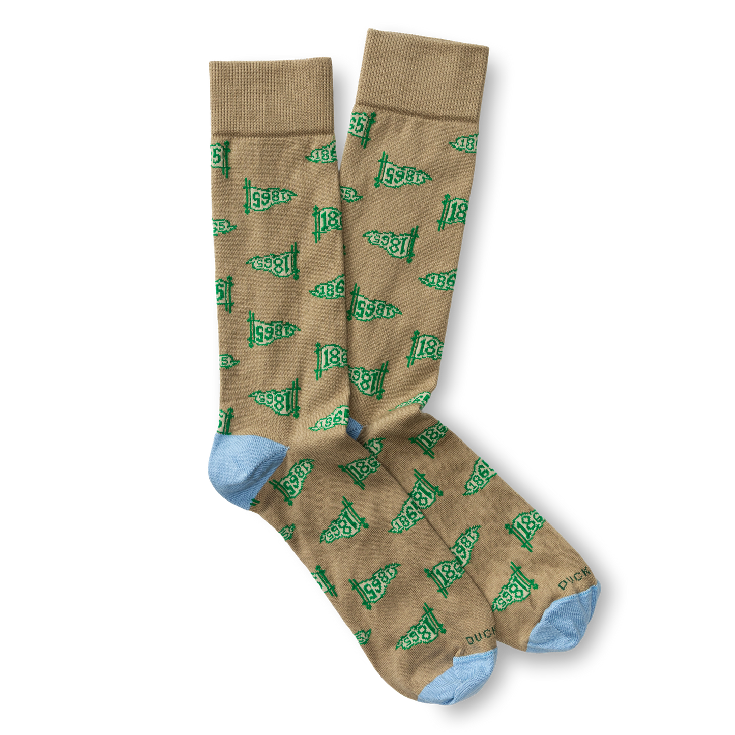 Duck Head 1865 Pennant Sock - Khaki
