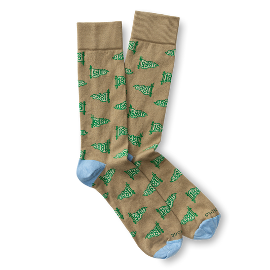 Duck Head 1865 Pennant Sock - Khaki