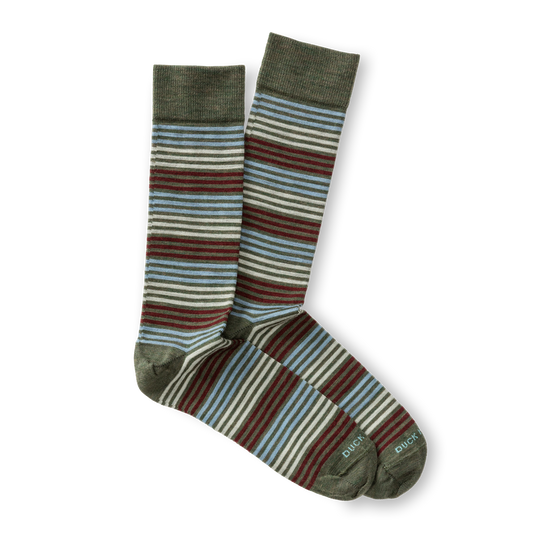 Duck Head Everyday Chino Sock - Duck Green Heather