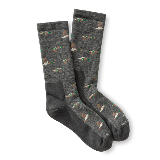 Duck Head Mallard Merino Wool Sporting Sock - Heather Grey