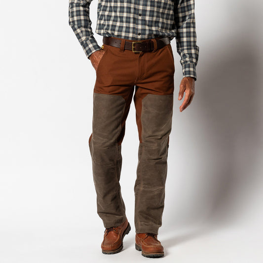Duck Head Waxed Duck Canvas Briar Pant - Nutmeg Brown