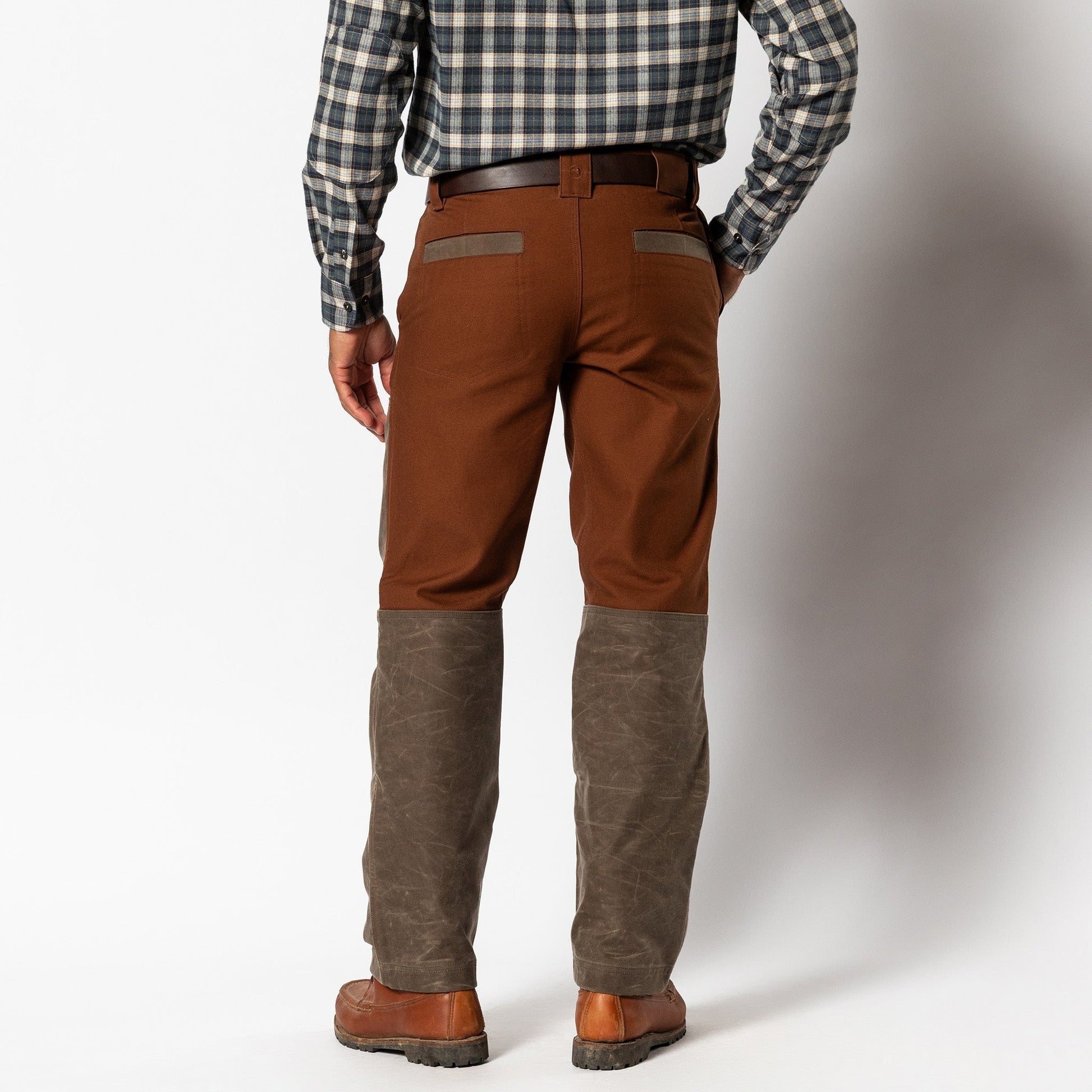 Duck Head Waxed Duck Canvas Briar Pant - Nutmeg Brown