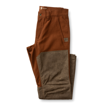 Duck Head Waxed Duck Canvas Briar Pant - Nutmeg Brown