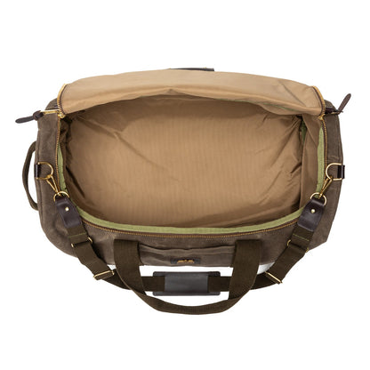 Duck Head Waxed Canvas Weekender Bag - Field Brown