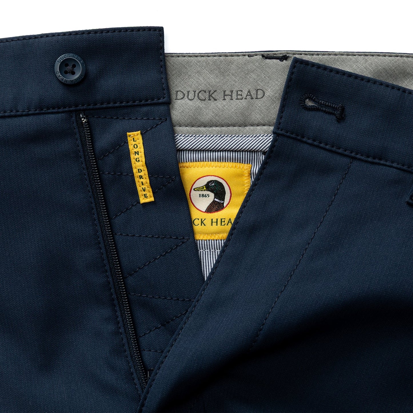 Duck Head 9" Long Drive Performance Short - Navy