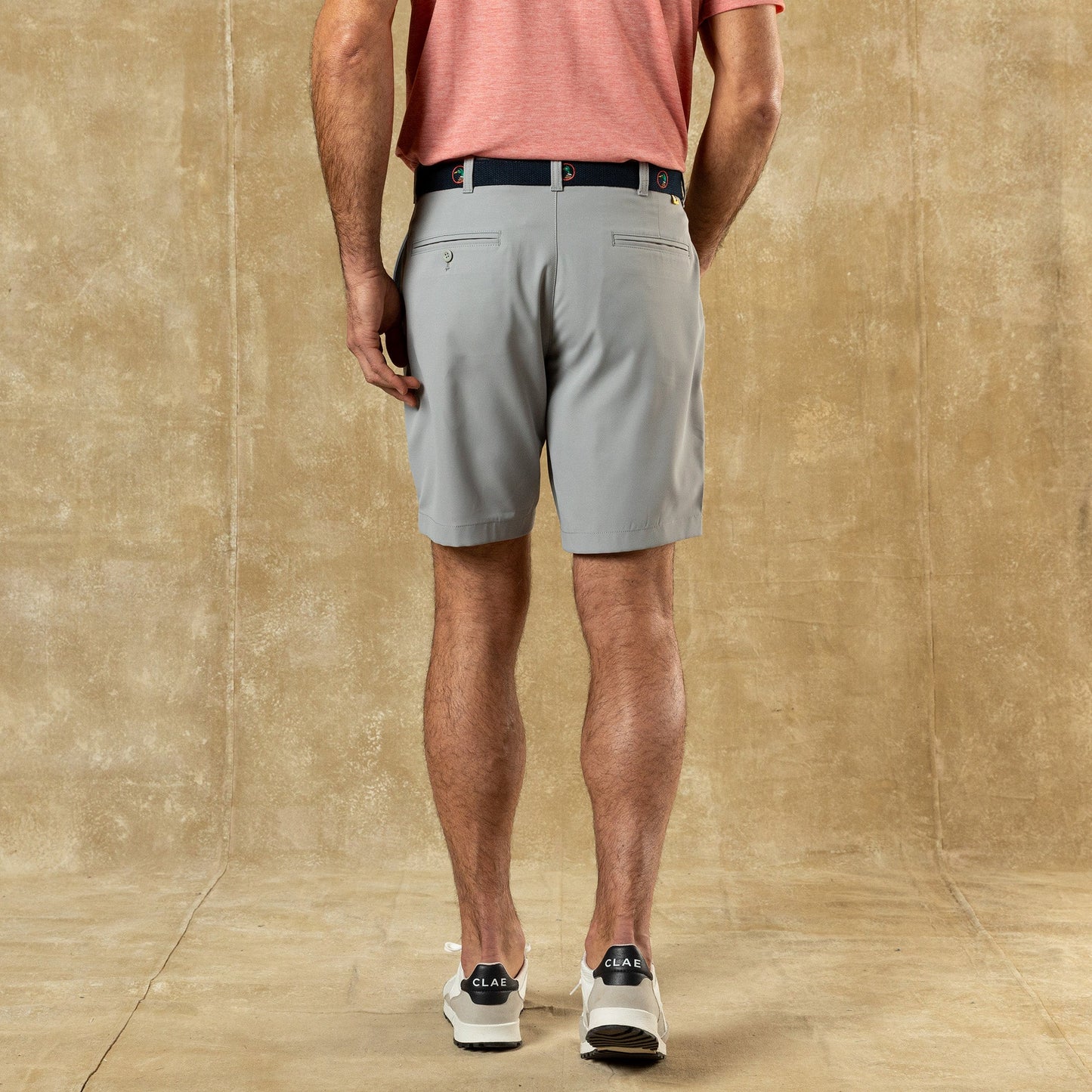 Duck Head 9" Long Drive Performance Short - Ultimate Gray