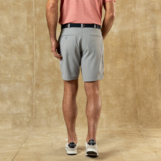 Duck Head 9" Long Drive Performance Short - Ultimate Gray