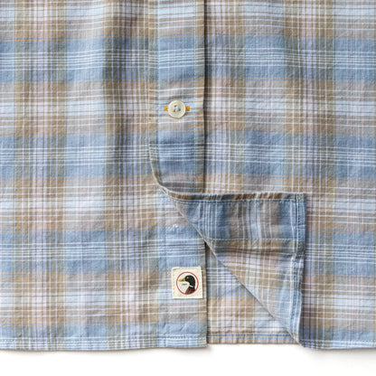 Duck Head Cotton Slub Sport Shirt - Millbrook Plaid - Sandstone