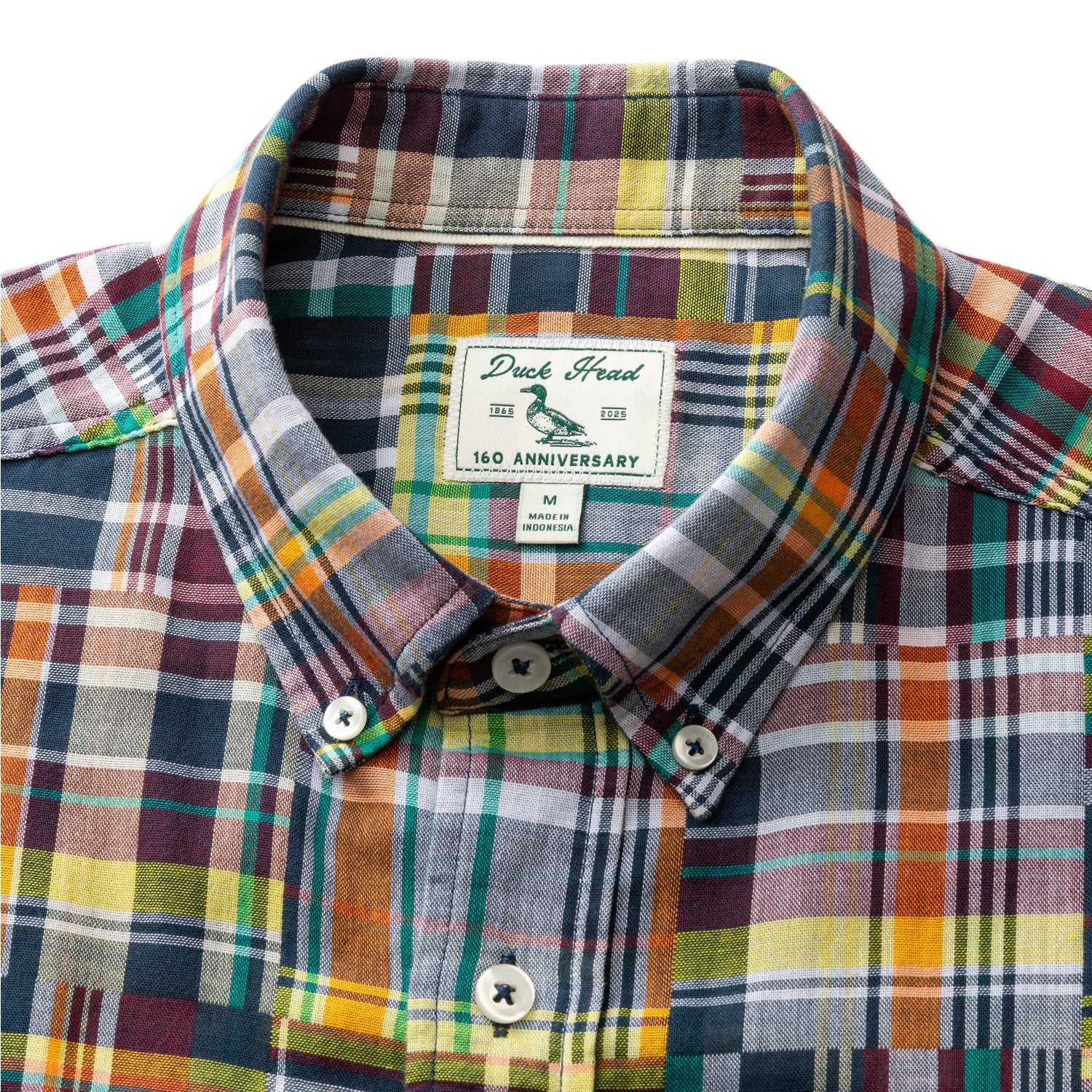 Duck Head Madras Sport Shirt - 160th Anniversary Edition
