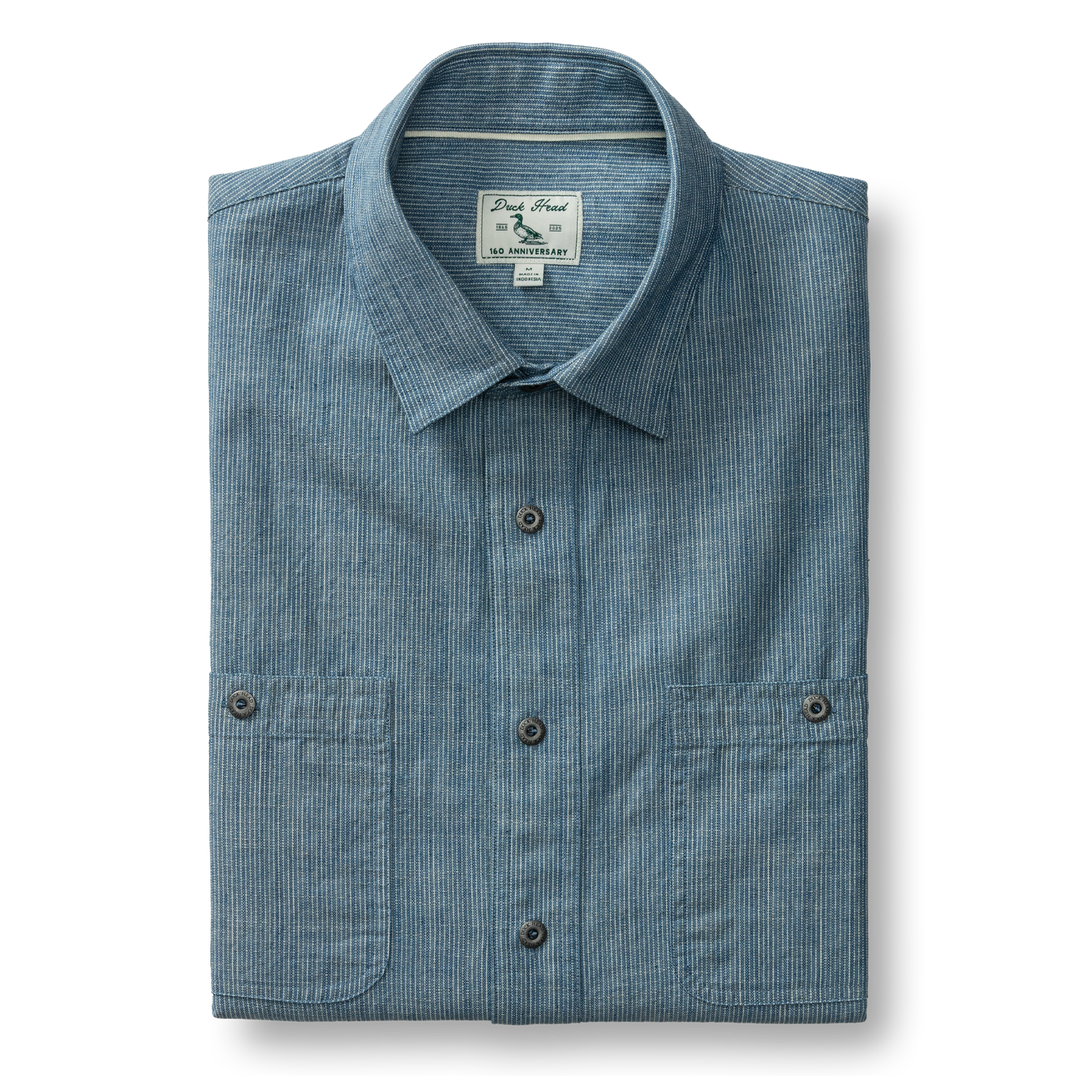 Duck Head Railroad Stripe Sport Shirt - 160th Anniversary Edition