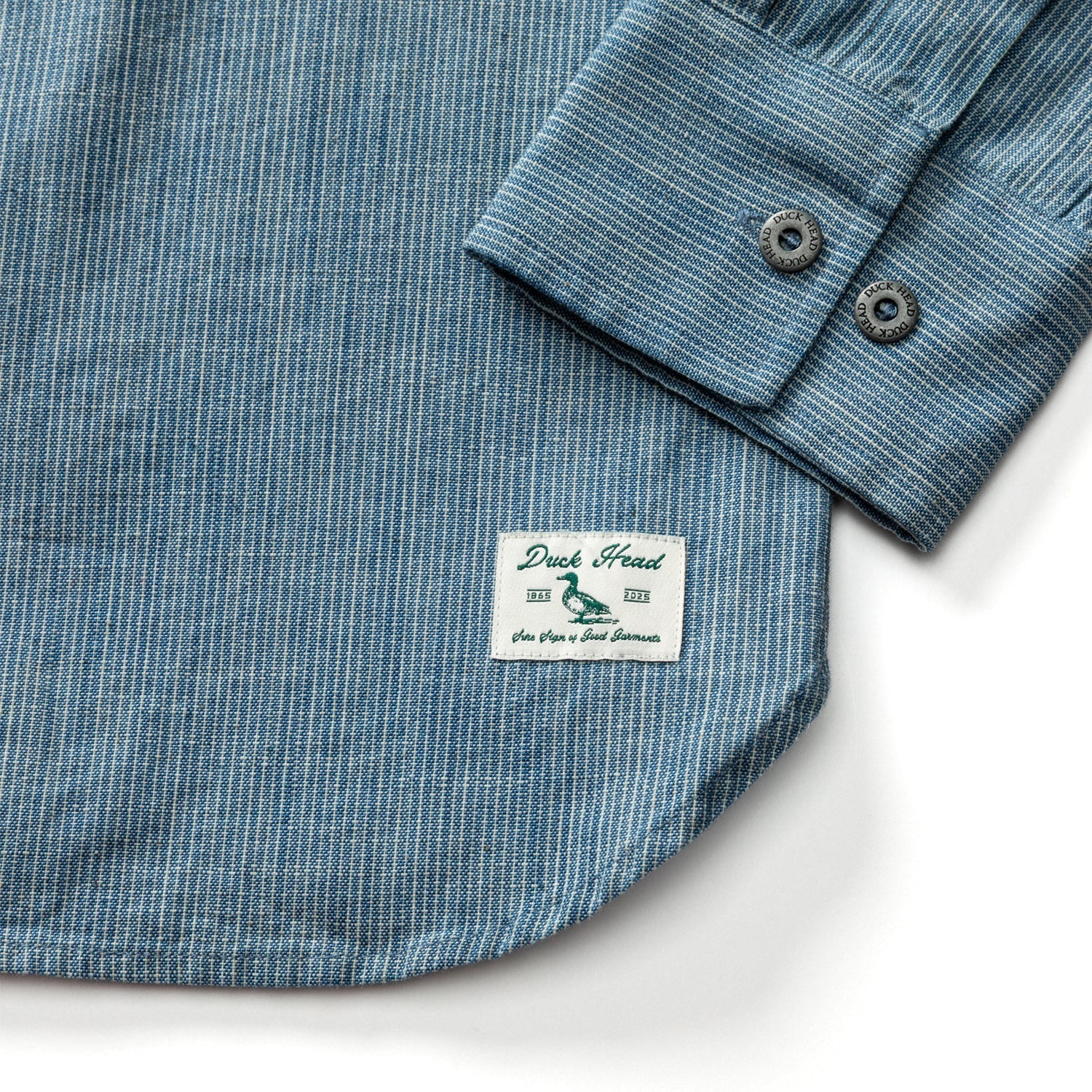 Duck Head Railroad Stripe Sport Shirt - 160th Anniversary Edition
