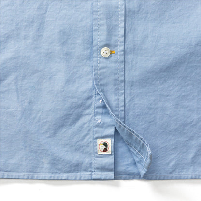 Duck Head Cotton Oxford Sport Shirt - Morris Solid - Blue