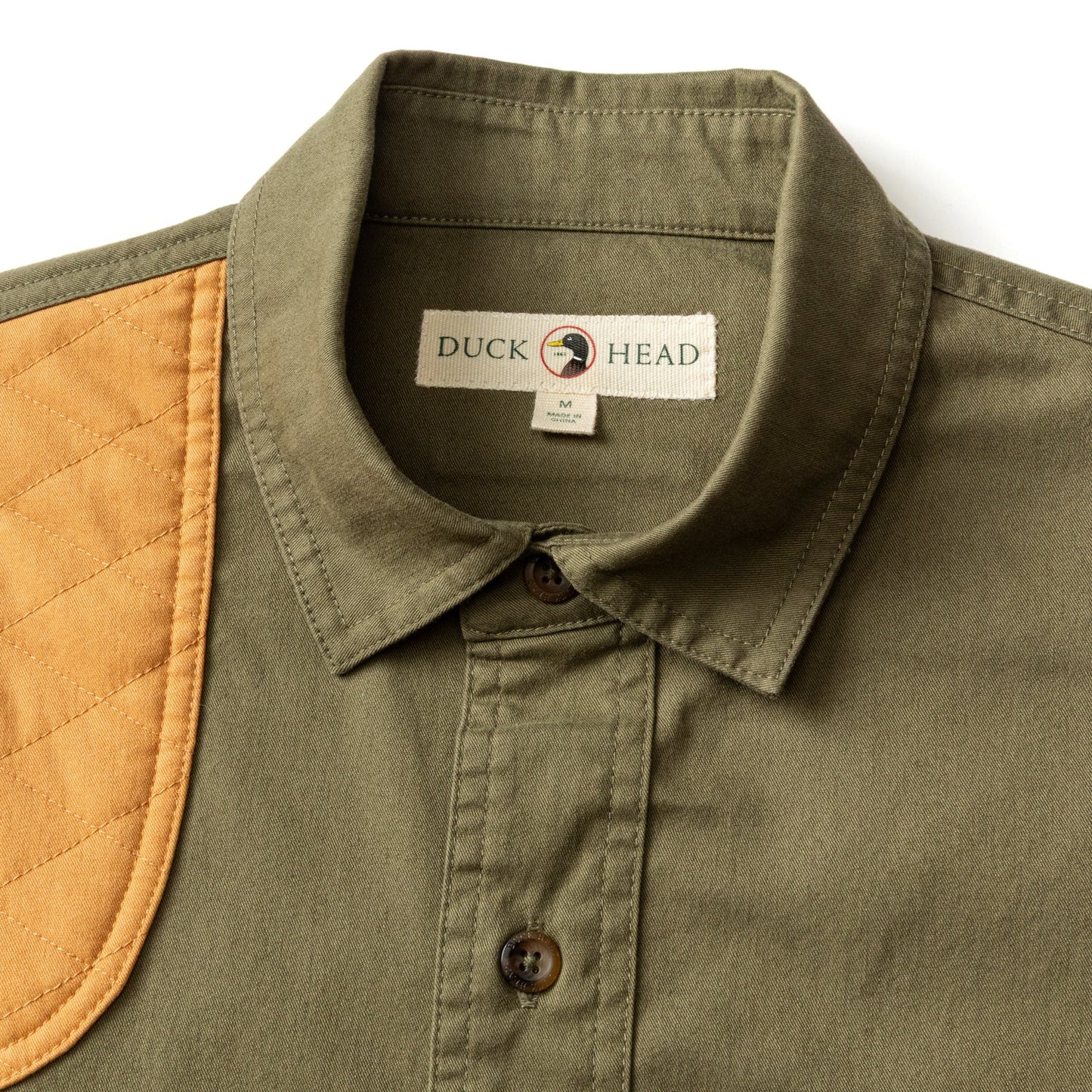 Duck Head Woodland Shooting Shirt - Olive