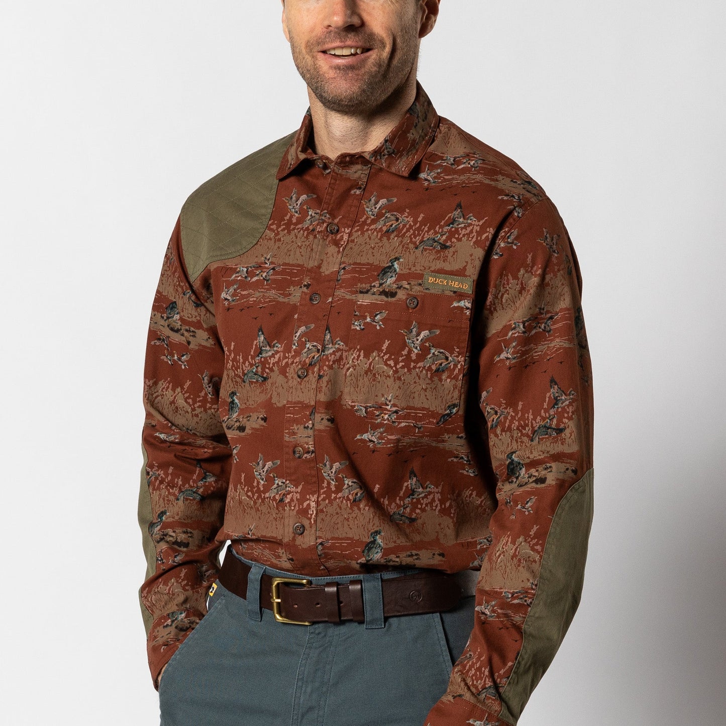 Duck Head Woodland Shooting Shirt - Flyover Print