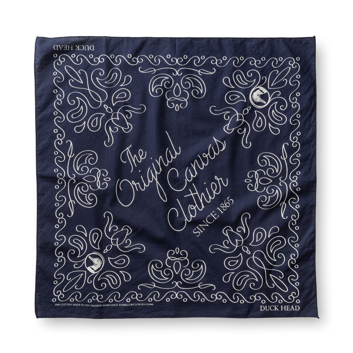 Duck Head The Original Canvas Clothier Bandana - Maritime Blue