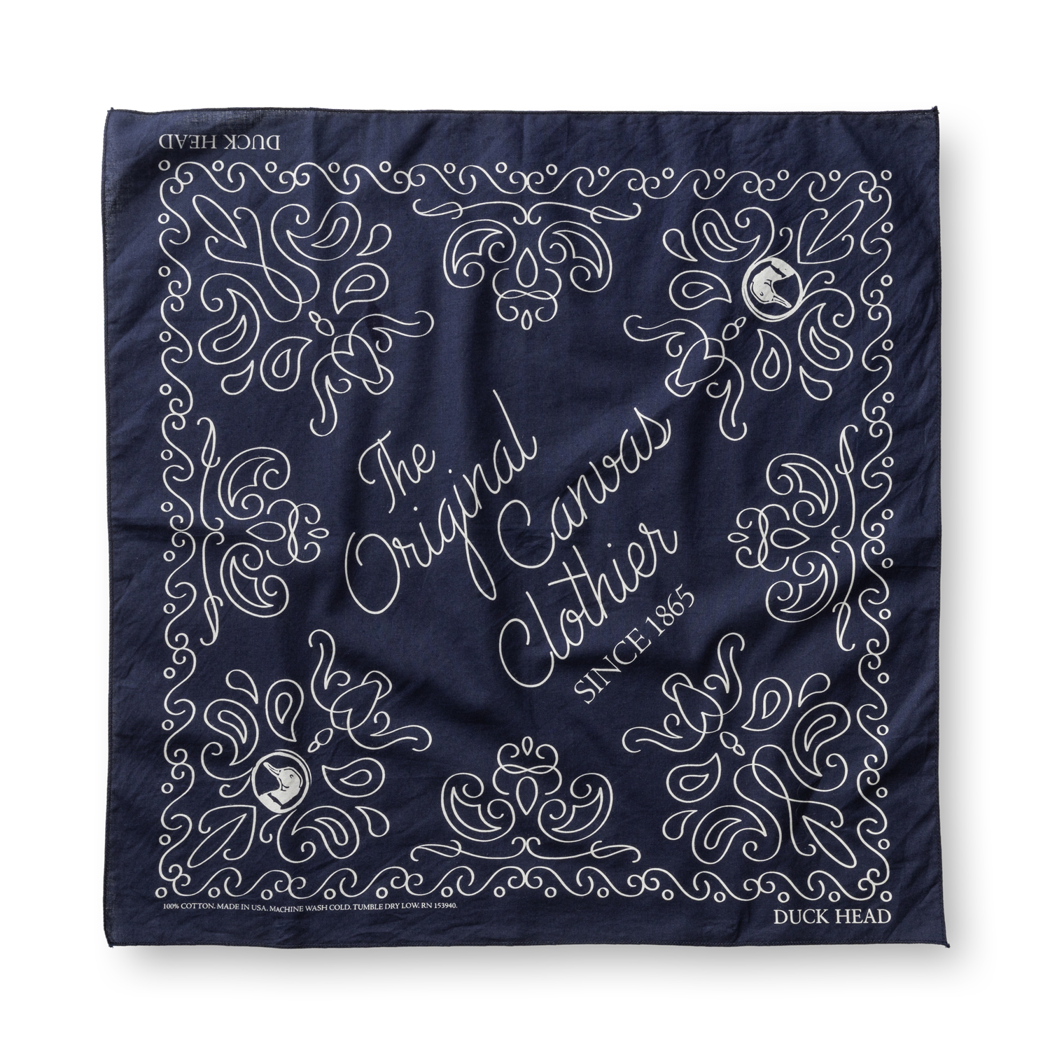Duck Head The Original Canvas Clothier Bandana - Maritime Blue
